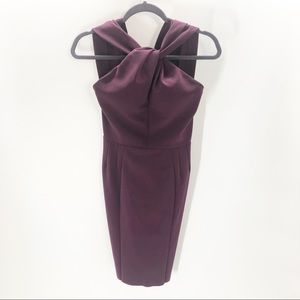 Greta‎ Constantine Purple Body con Dress XS
